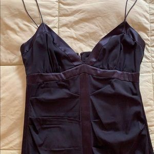 Tuxedo-style cocktail dress